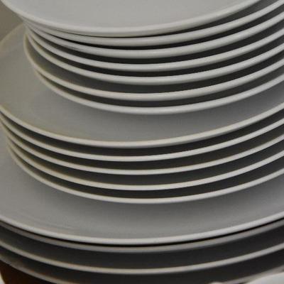 P Lot 174: Collection of White Dishes
