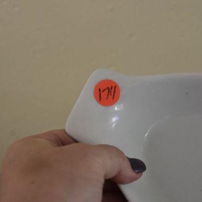 P Lot 174: Collection of White Dishes