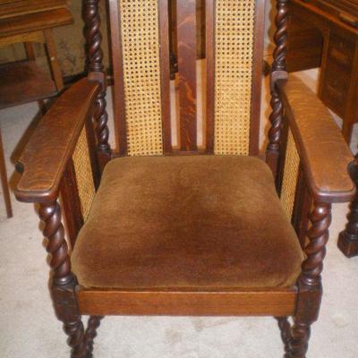 Three Piece Set  -- Antique Sofa, Rocking Chair and Side Chair