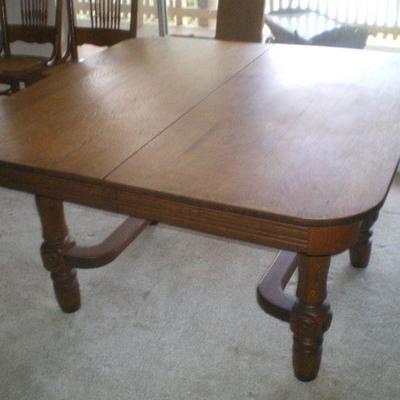 Vintage Square Dining Table