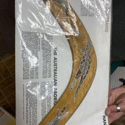 Hand Crafted Boomerang 