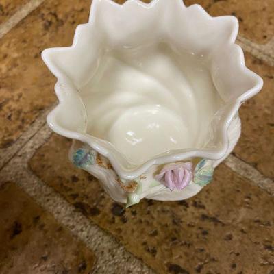 Belleek Glass Vase