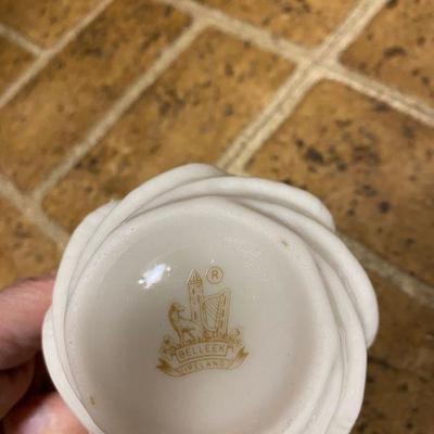 Belleek Glass Vase