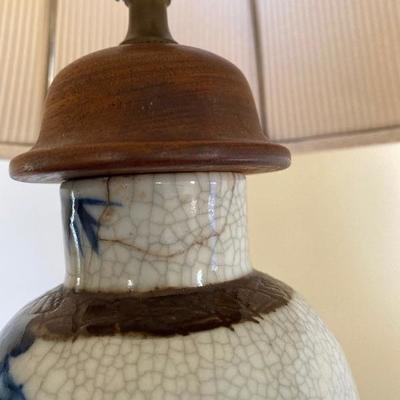 Lot # 282 Antique Asian Lamp 