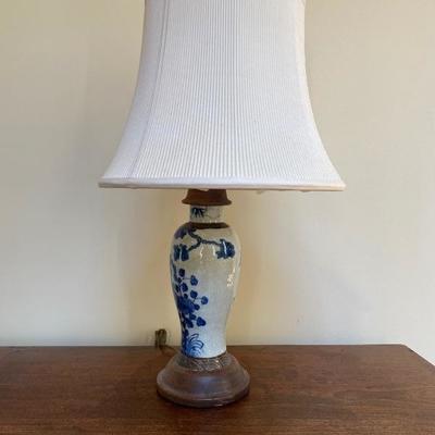 Lot # 282 Antique Asian Lamp 