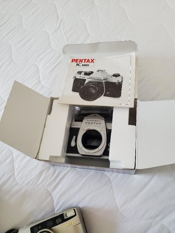 Pentax camera still in box