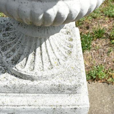 Outside: Cement Planter