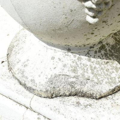 Outside: Vintage Cement Planters