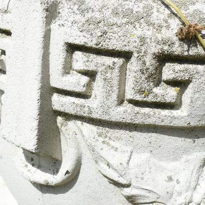 Outside: Vintage Cement Planters