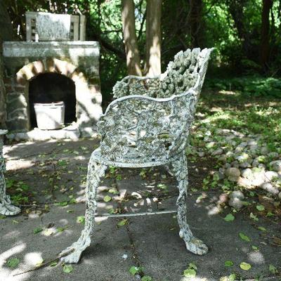 Outside: Vintage Wrought Iron Patio Set
