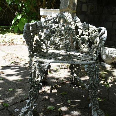 Outside: Vintage Wrought Iron Patio Set