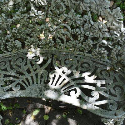 Outside: Vintage Wrought Iron Patio Set