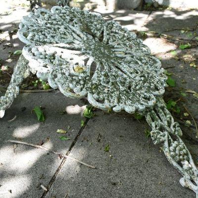 Outside: Vintage Wrought Iron Patio Set