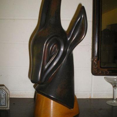 Signed DrejarGruppen Sweden Horned Sculpture