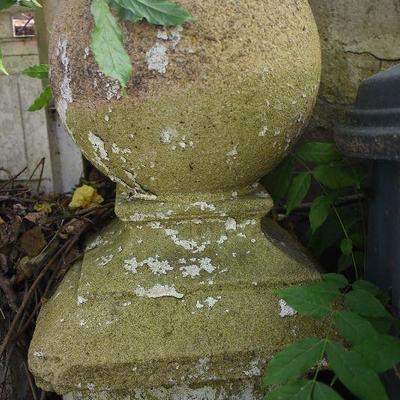 Outside: Cement Decor