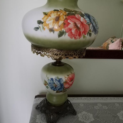 Vintage Hurricane Lamp