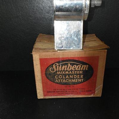 D Lot 244: Vintage Sunbeam Mixer
