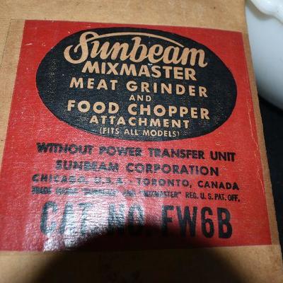 D Lot 244: Vintage Sunbeam Mixer