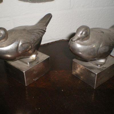Pair Vintage Ceramic Birds