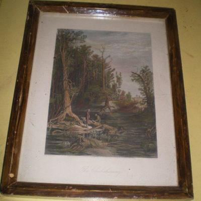 Framed Vintage Print