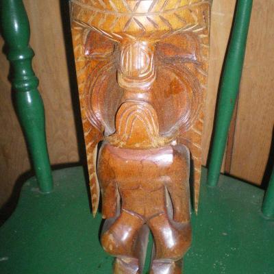 Vintage Carved Wood Figure