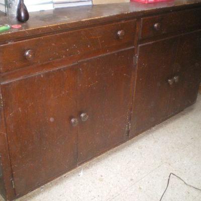 Vintage Wood Cabinet