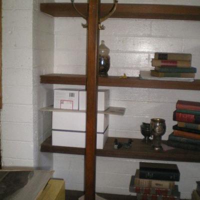 Vintage Wood Coat / Hat Stand