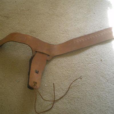 Leather Gun and Ammo Belt