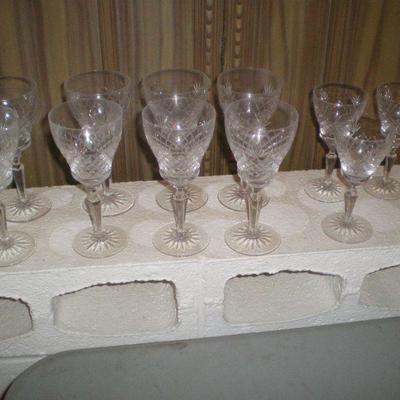 Vintage Crystal Glasses