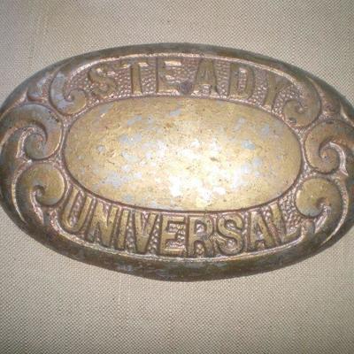 Vintage Stove Plaque