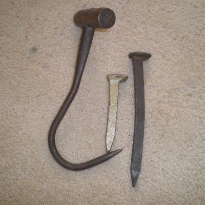 Vintage Hay Hook and Spikes