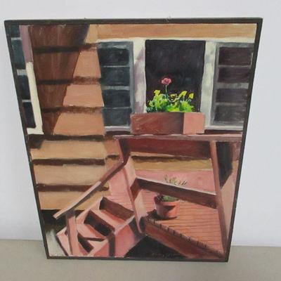 Lot 242 - Artist Signed Deck Picture