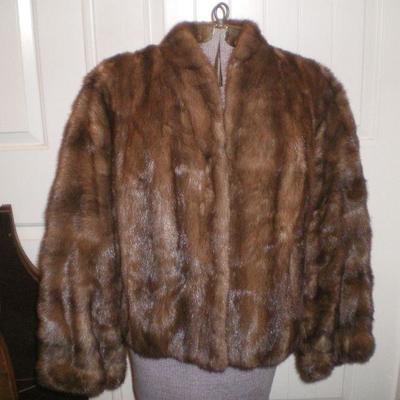 Beautiful Vintage Mink Jacket with Flared Sleeves