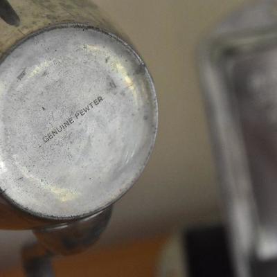 P Lot 184: Vintage Kitchen with Sifter & Pewter