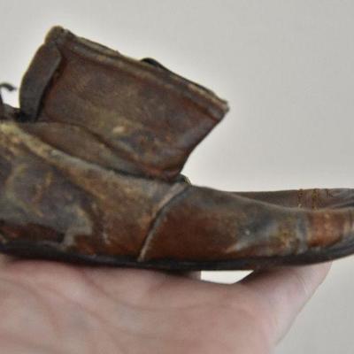 P Lot 185: Vintage Child's Shoe and More