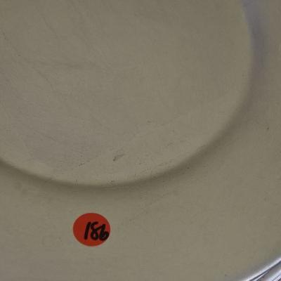 P Lot 186: Set of Silver Pier 1 Charger Plates