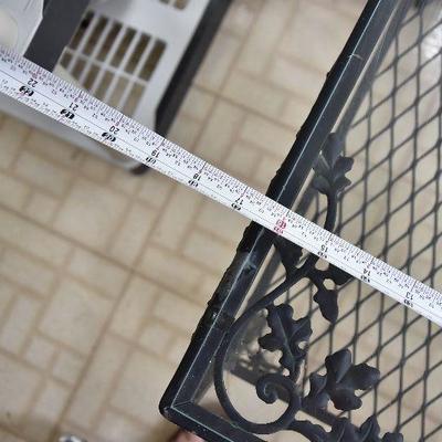 P Lot 194: Wrought Iron Garden Table