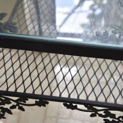 P Lot 194: Wrought Iron Garden Table