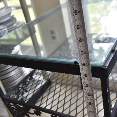 P Lot 194: Wrought Iron Garden Table