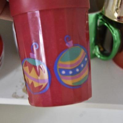 P Lot 196: Collection of Holiday Drinkware