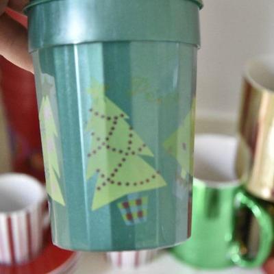 P Lot 196: Collection of Holiday Drinkware