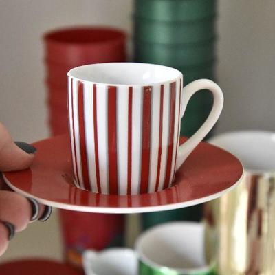 P Lot 196: Collection of Holiday Drinkware
