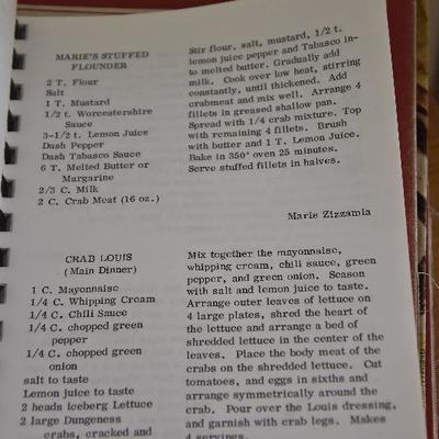 P Lot 203: Vintage Betty Crocker Cookbook and Clippings