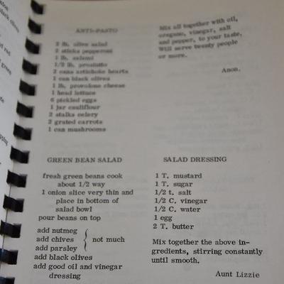 P Lot 203: Vintage Betty Crocker Cookbook and Clippings