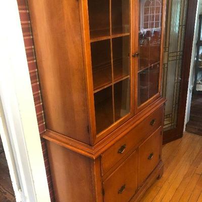 P Lot 68: Vintage Kitchen Hutch