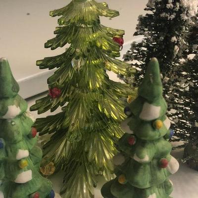P Lot 69: Collection of Small Christmas Trees