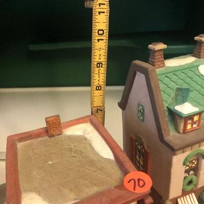 P Lot 70: Department 56 Lot 1