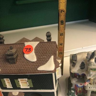 P Lot 73: Department 56 Lot 4