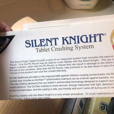 P Lot 79: Silent Knight Tablet Crushing System