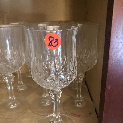 P Lot 83: Collection of Stemware